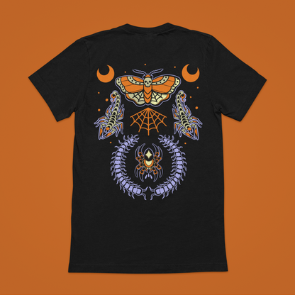 Neon insects graphic Tee